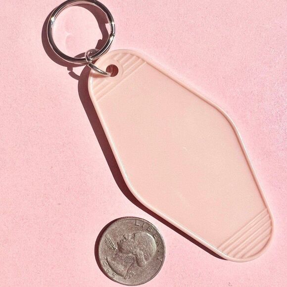 Bad Driver with Sass Motel Keychain in Nude Pink - Picture 5 of 5